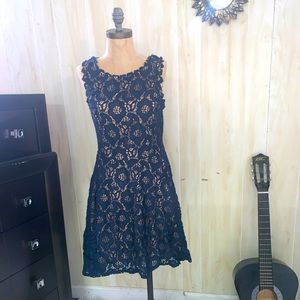 Ladies Navy Blue Dress